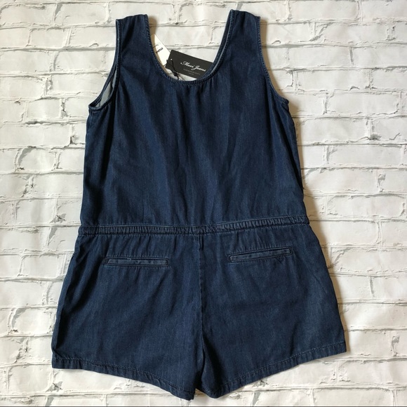 NWT Mavi X Tencel Krista Denim Romper - Picture 6 of 9